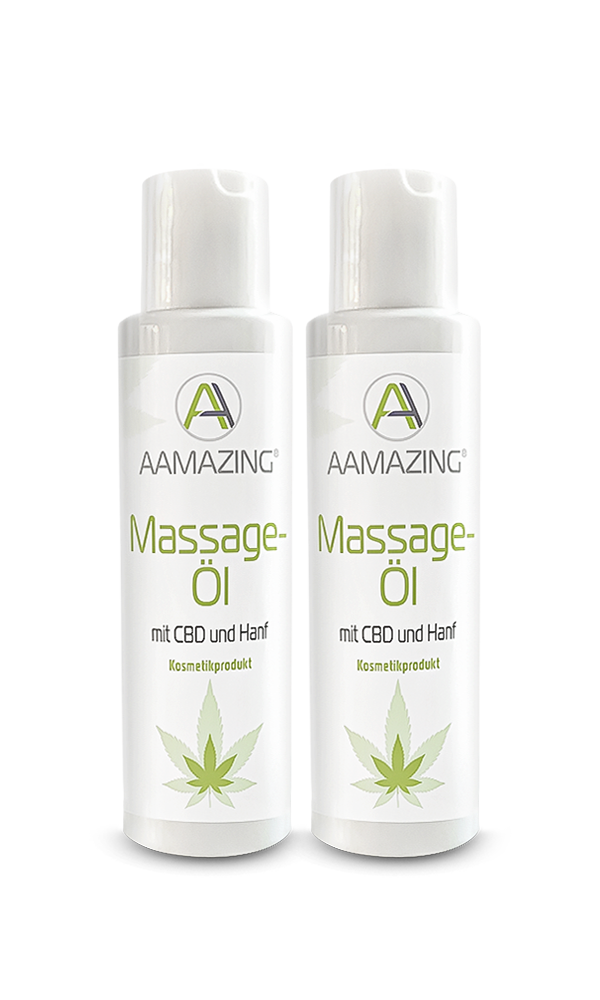 CBD Massage Öl - 2er Pack